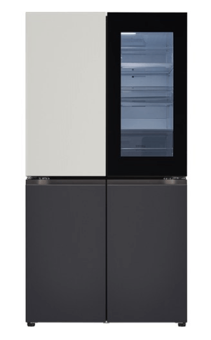 LG전자 디오스 오브제컬렉션 노크온 4도어 냉장고 메탈 870L