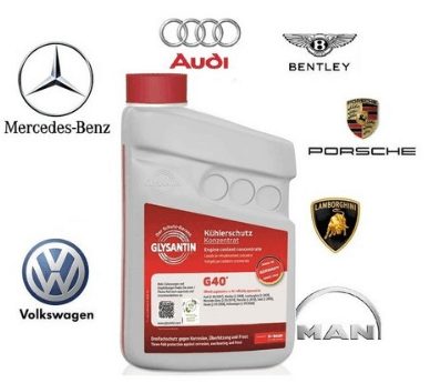 벤츠 공식인증 냉각수 사계절 순정품 바스프 글리산틴 G40 1L