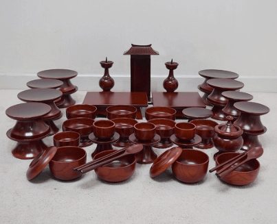 향림공예 남원 제기세트 오리목 물푸레 37p 47p