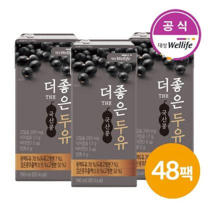 대상웰라이프 더 좋은 두유