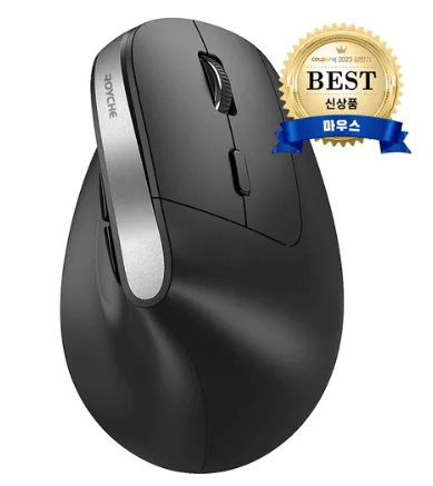 로이체 인체공학 저소음 버티컬 충전식 무선 마우스 RX-800V