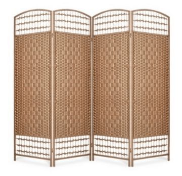 에코팩토리 인테리어 파티션 핸드메이드 라탄 칸막이