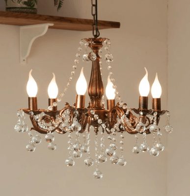 샛별하우스 캐슬 크리스탈 6등 샹들리에